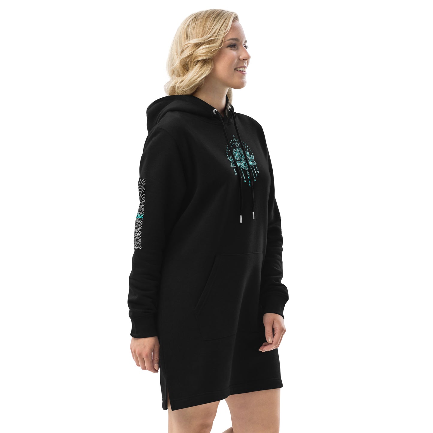 Ebony Eco Friendly HOODIE Dress 1