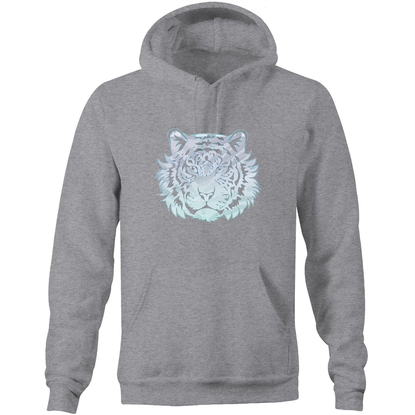 Unisex Eco-Enviro-Friendly and Ethically Sourced Aussie Hoodie Ice Tiger