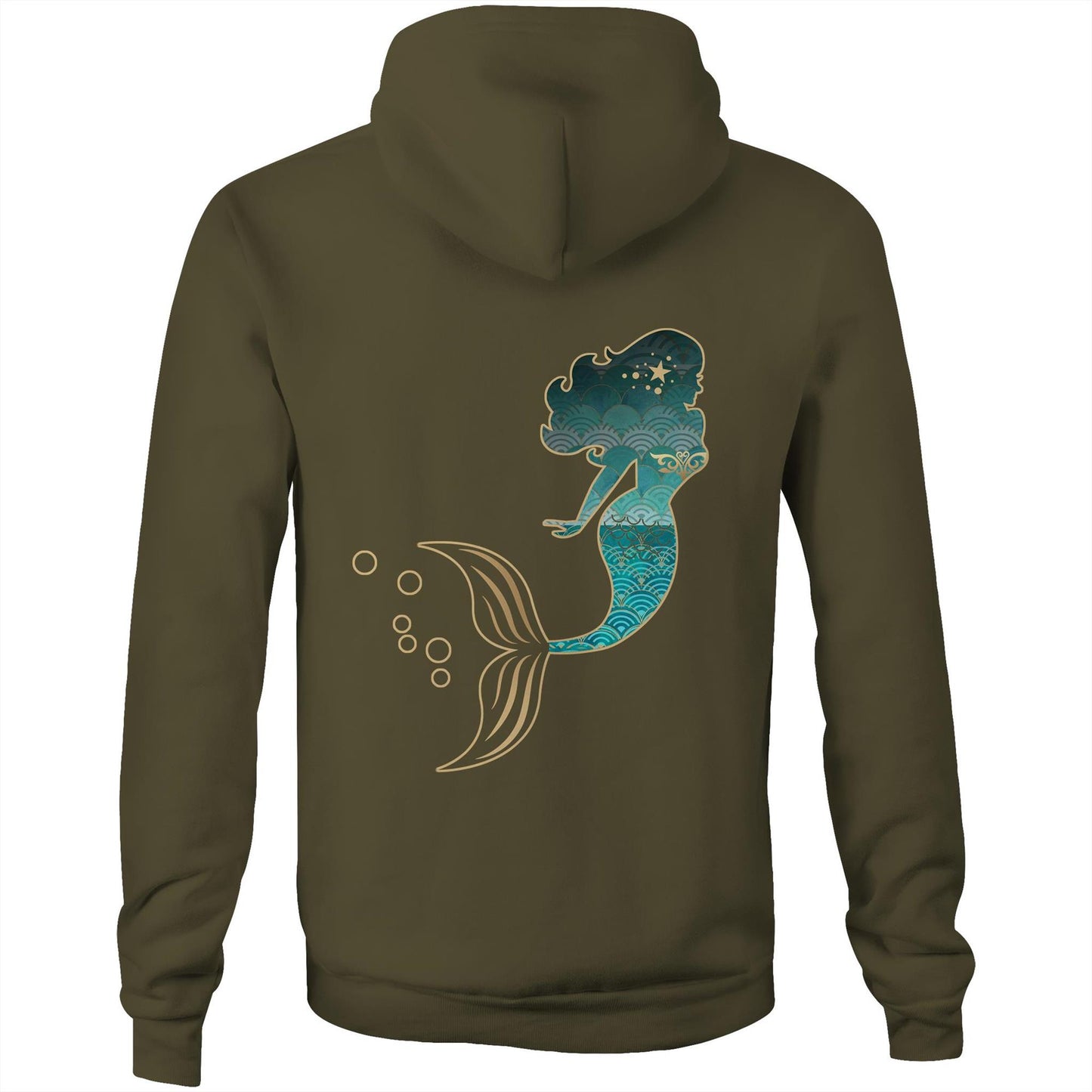 Unisex Eco-Enviro-Friendly and Ethically Sourced Aussie Hoodie Mermaid Asia T