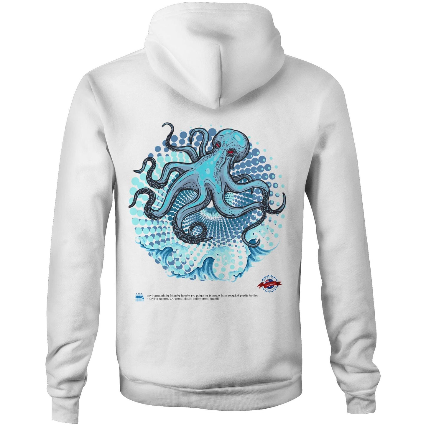 Unisex Eco-Enviro-Friendly and Ethically Sourced Aussie Hoodie OCCY Whisperer <3