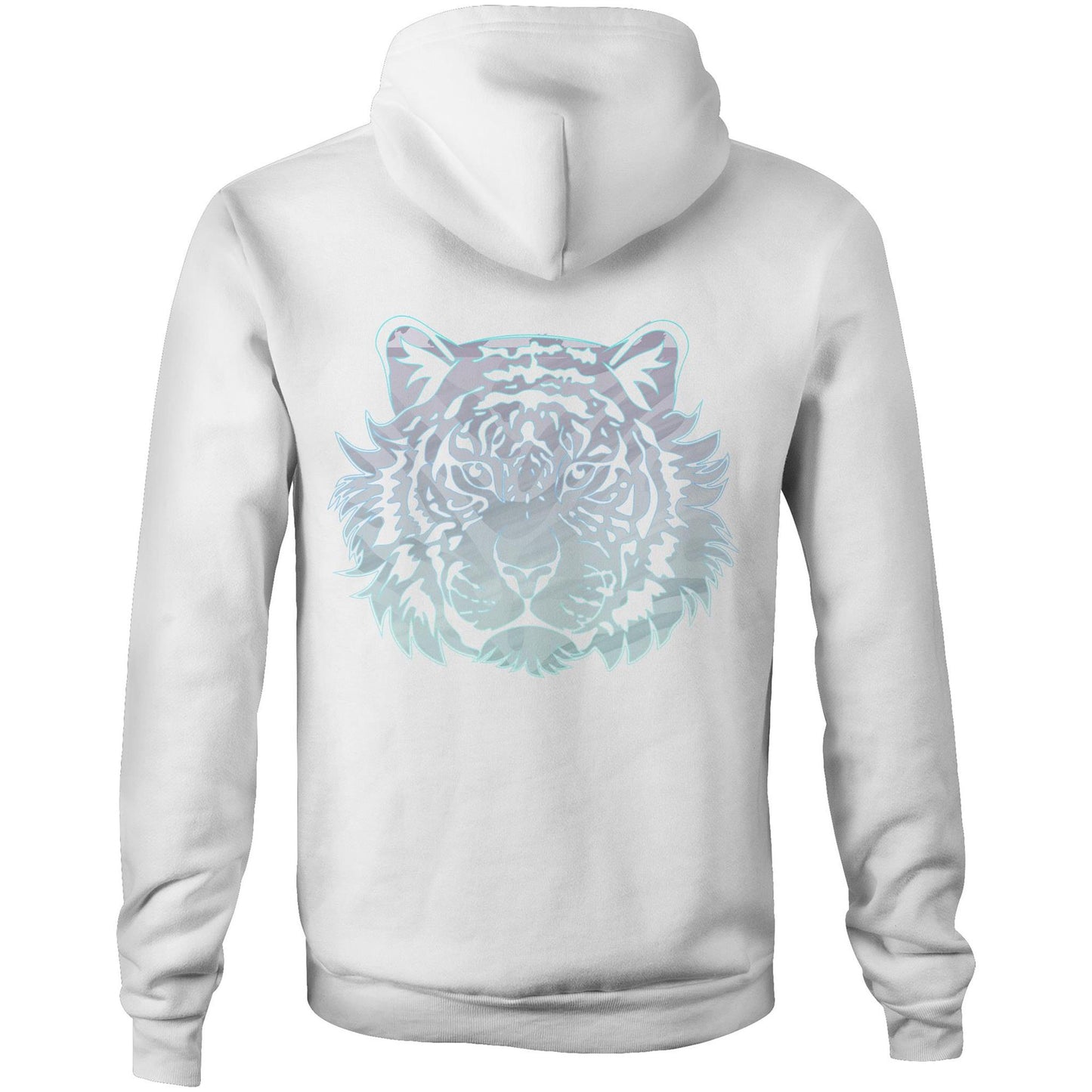 Unisex Eco-Enviro-Friendly and Ethically Sourced Aussie Hoodie Ice Tiger