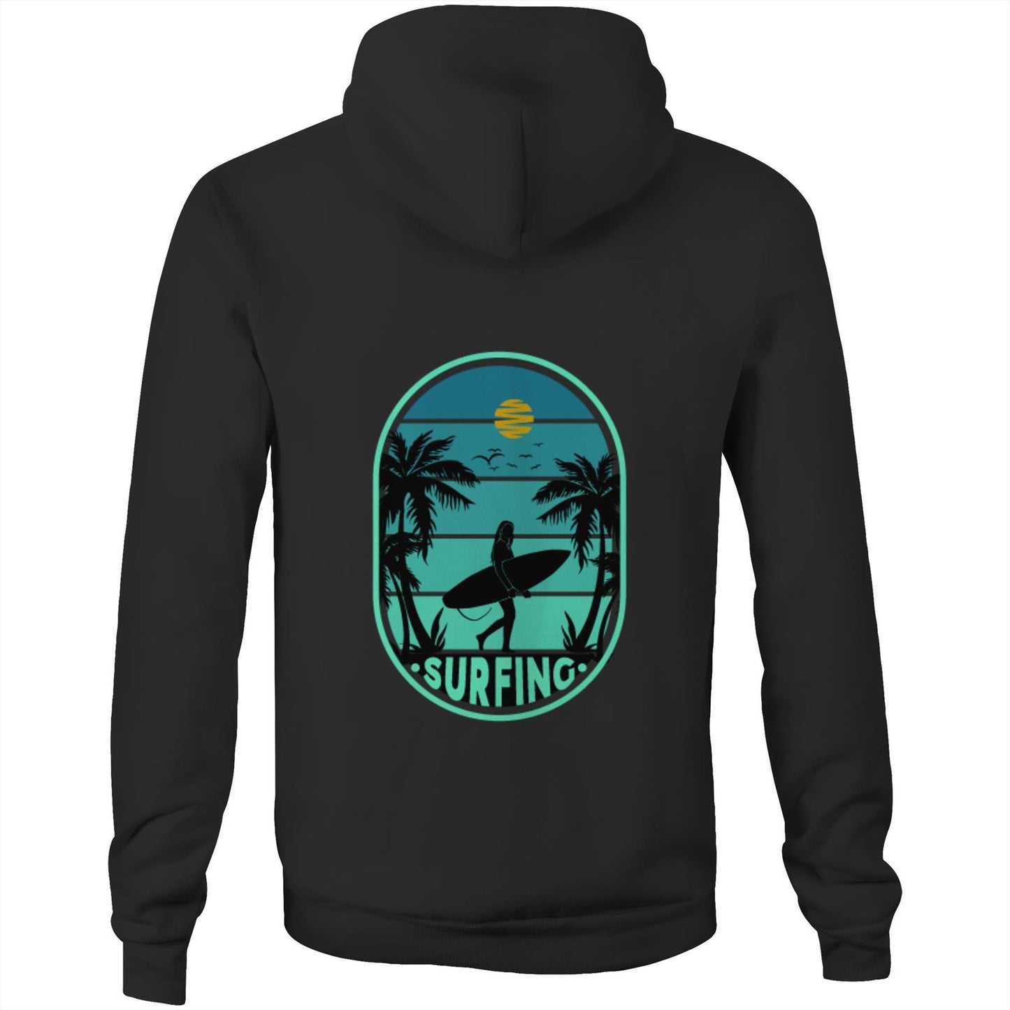 Unisex Eco-Enviro-Friendly and Ethically Sourced Aussie Hoodie Surf Day