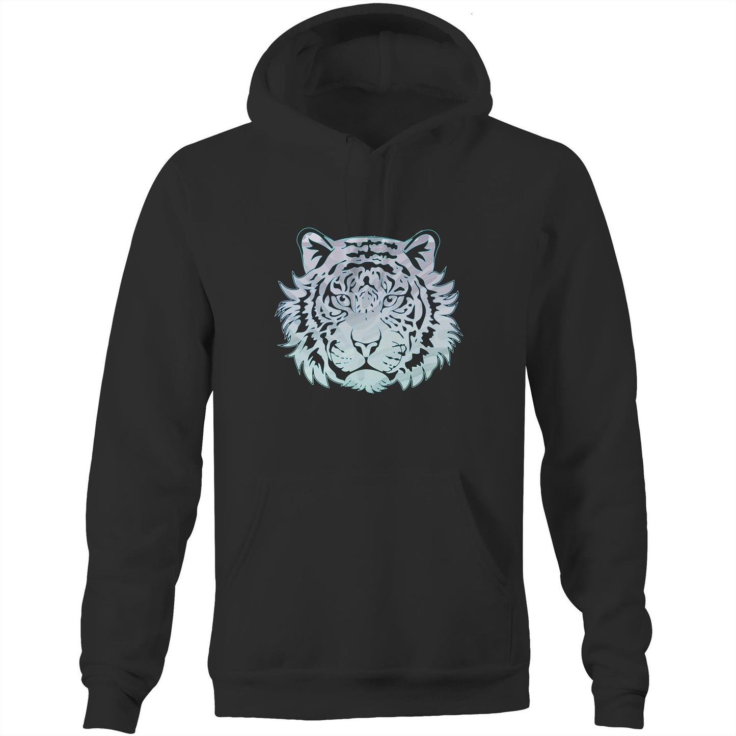 Unisex Eco-Enviro-Friendly and Ethically Sourced Aussie Hoodie Ice Tiger