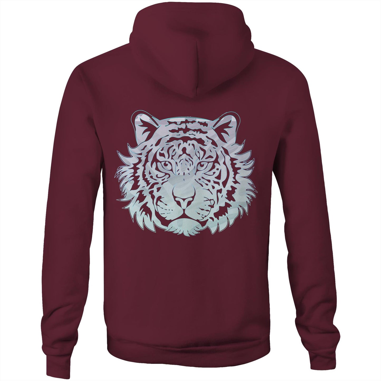 Unisex Eco-Enviro-Friendly and Ethically Sourced Aussie Hoodie Ice Tiger