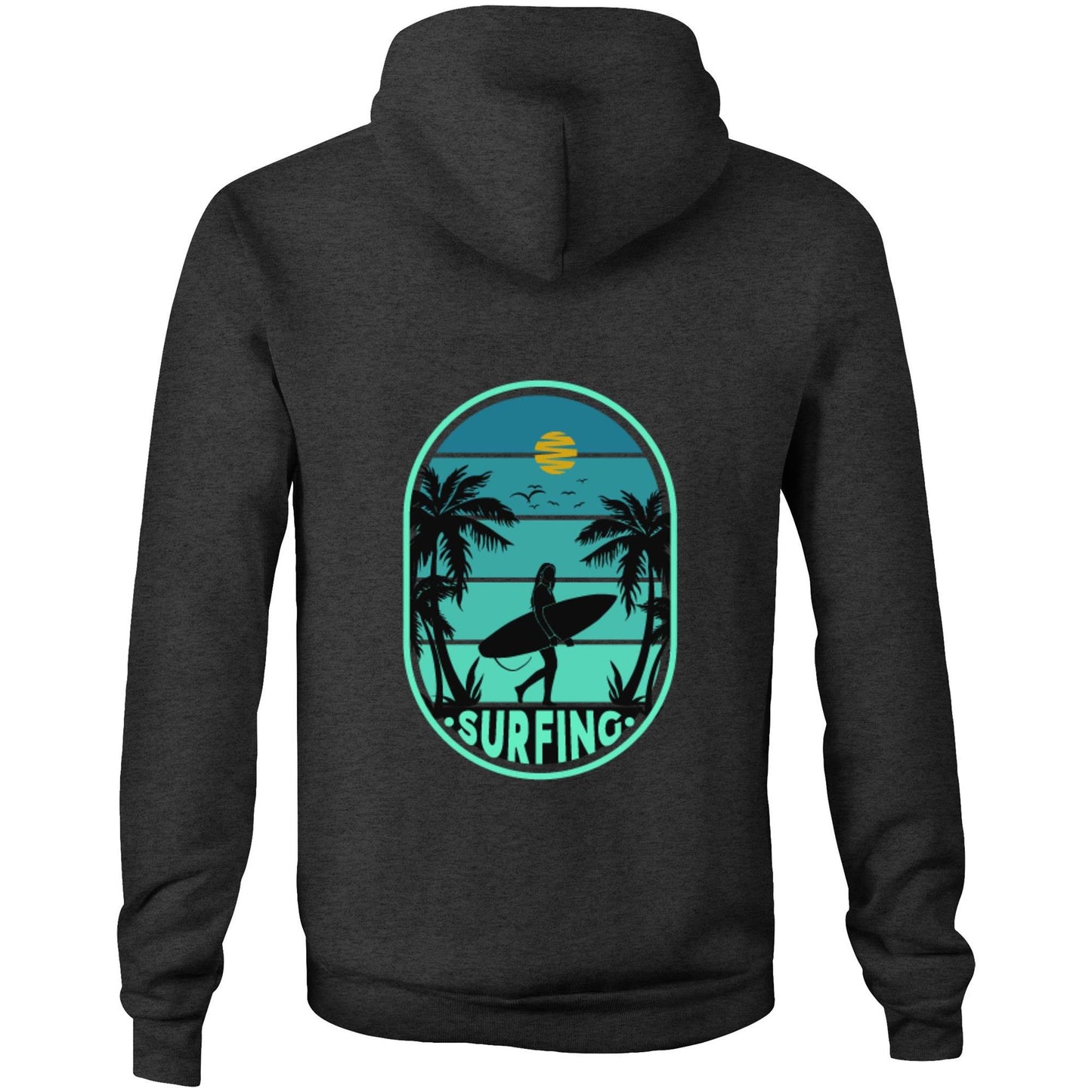 Unisex Eco-Enviro-Friendly and Ethically Sourced Aussie Hoodie Surf Day