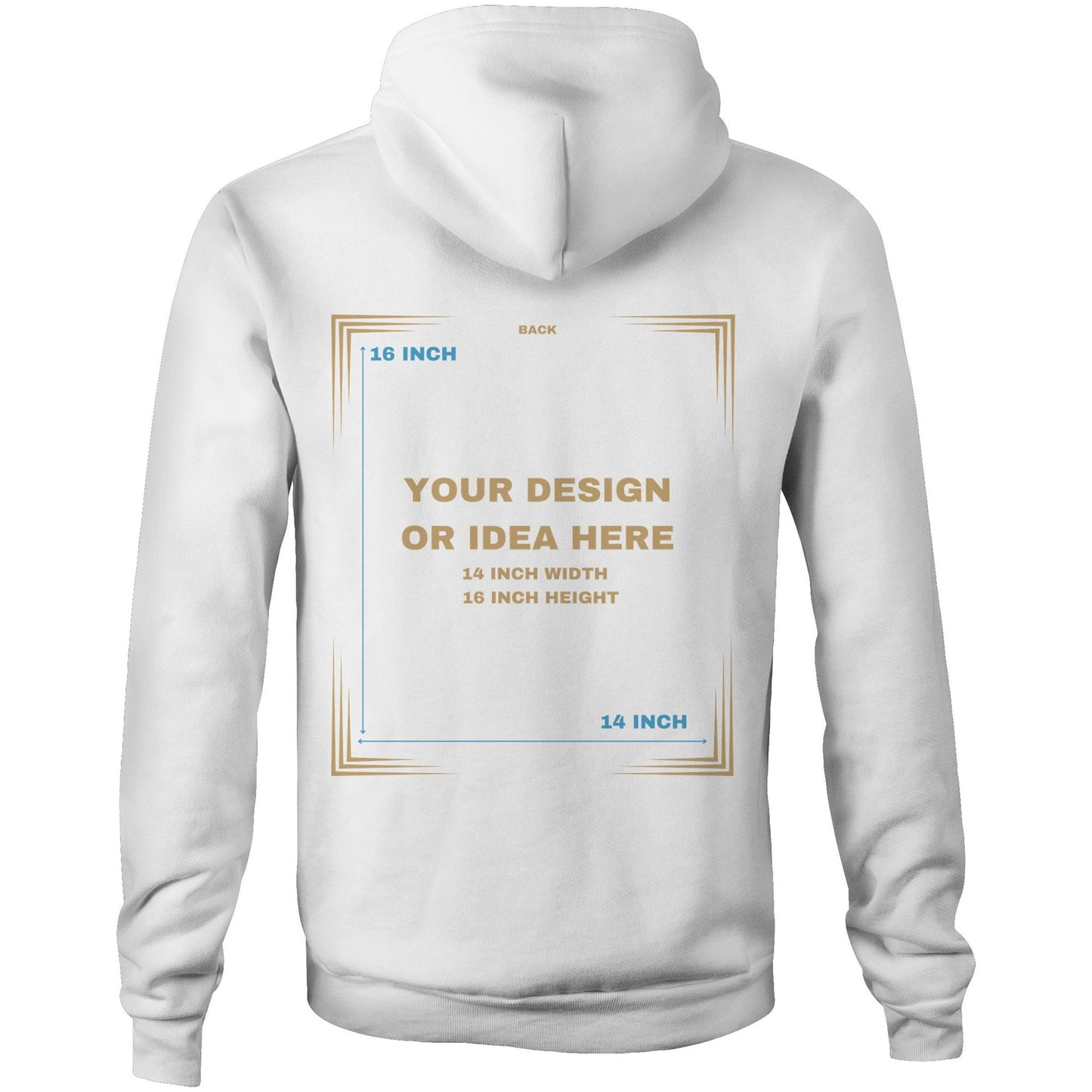 Custom Hoodie Front and Back Design