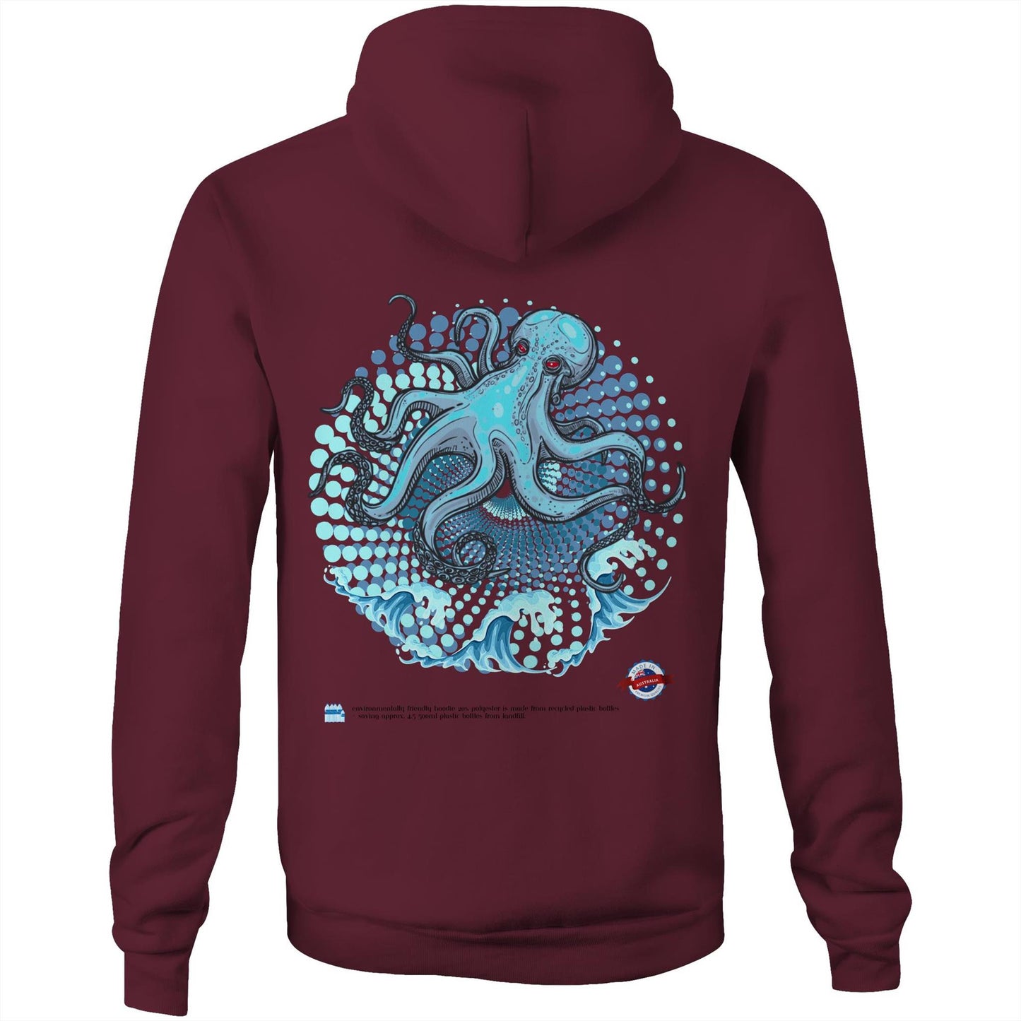 Unisex Eco-Enviro-Friendly and Ethically Sourced Aussie Hoodie OCCY Whisperer <3