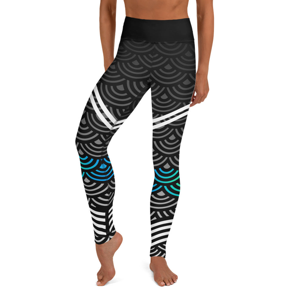 Mermaid Storm High Waisted Leggings