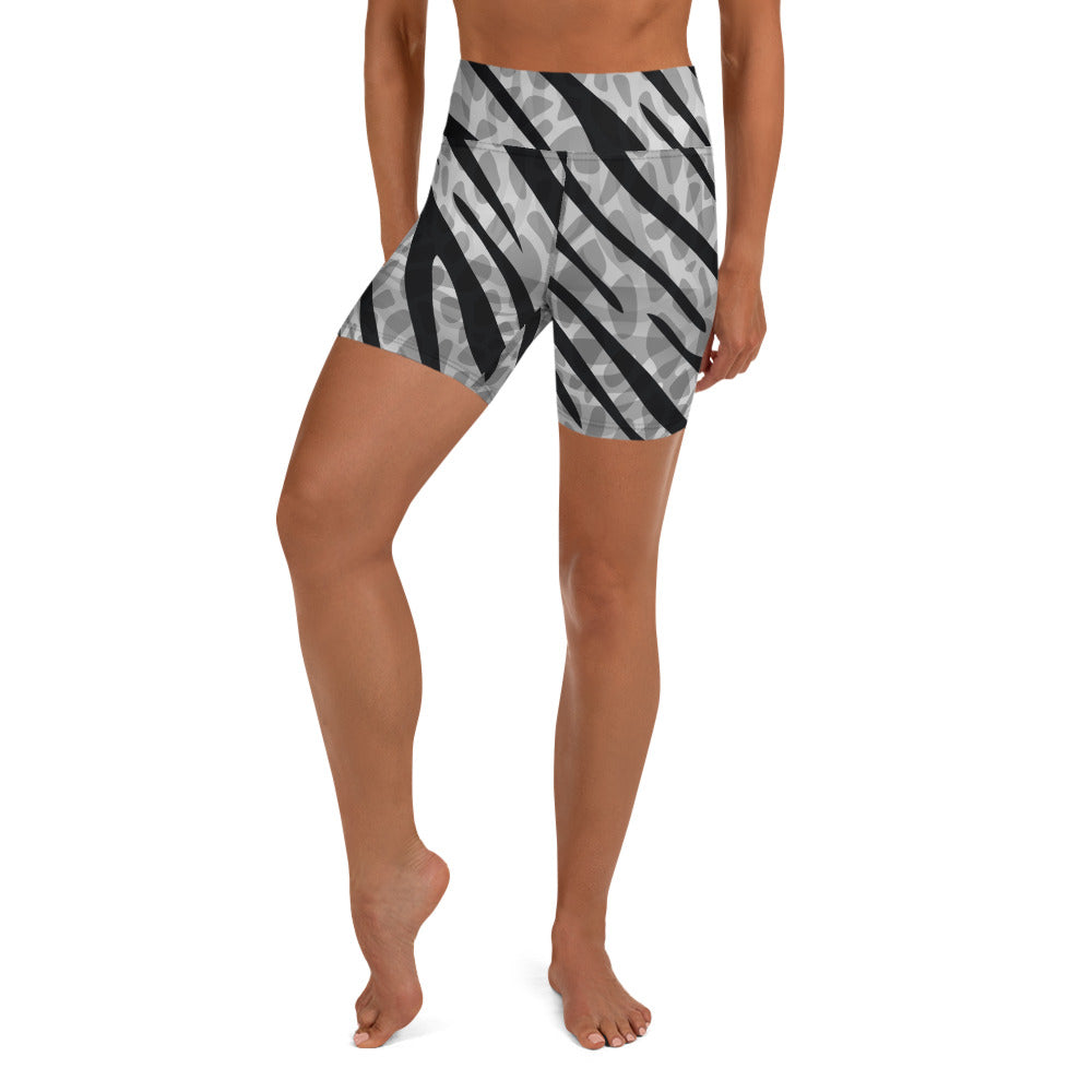 Yoga/Swim Shorts Snow Tiger