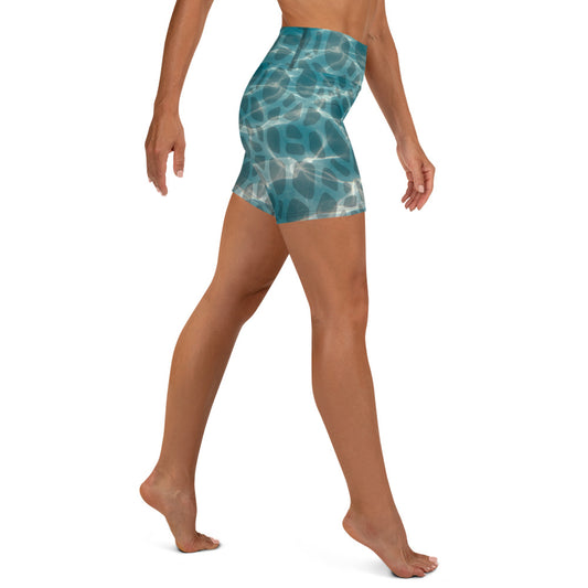 Yoga/Swim Shorts Ocean Teal