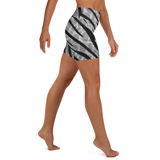 Yoga/Swim Shorts Snow Tiger