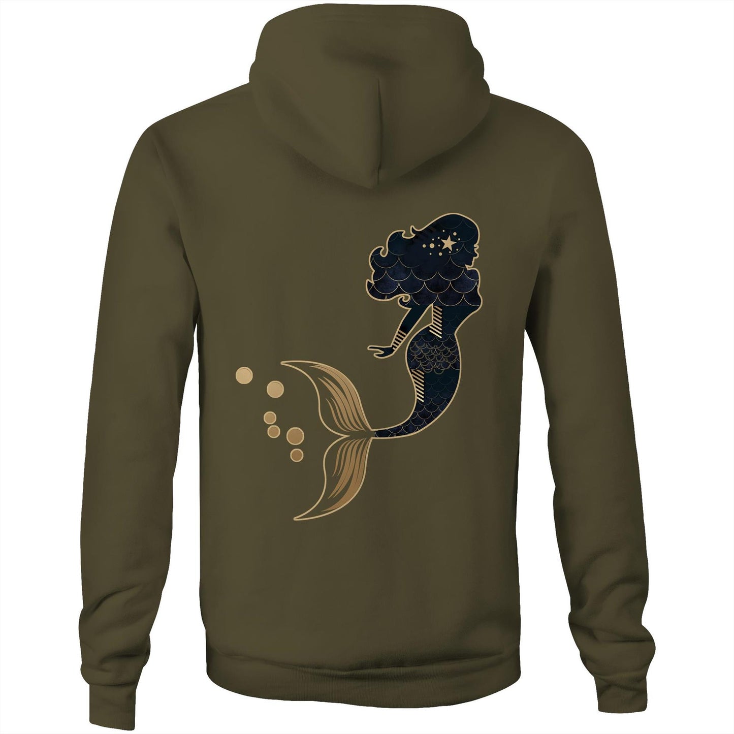 Unisex Eco-Enviro-Friendly and Ethically Sourced Aussie Hoodie Mermaid Pearl T