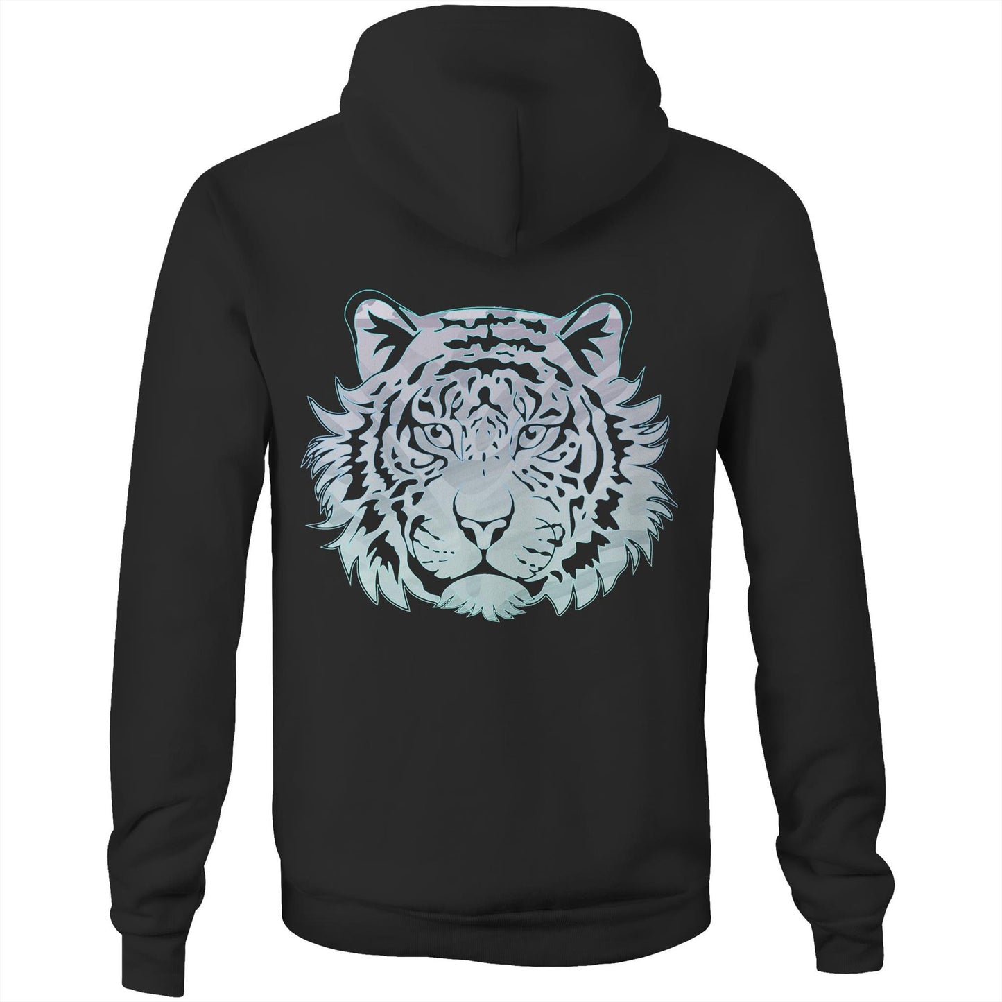 Unisex Eco-Enviro-Friendly and Ethically Sourced Aussie Hoodie Ice Tiger