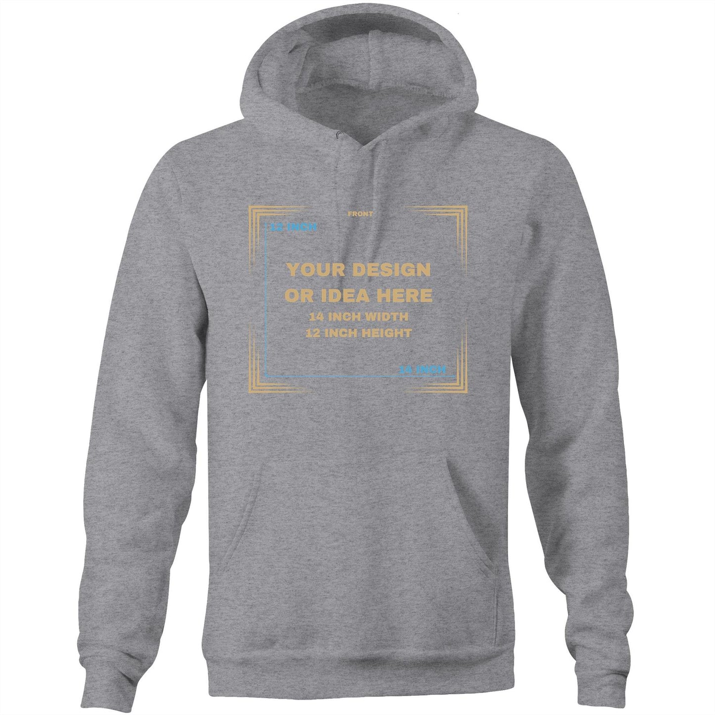 Custom Hoodie Front and Back Design