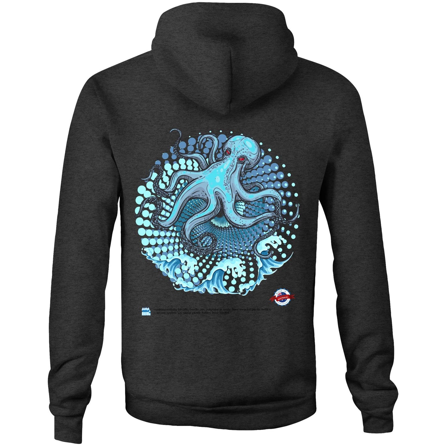 Unisex Eco-Enviro-Friendly and Ethically Sourced Aussie Hoodie OCCY Whisperer <3