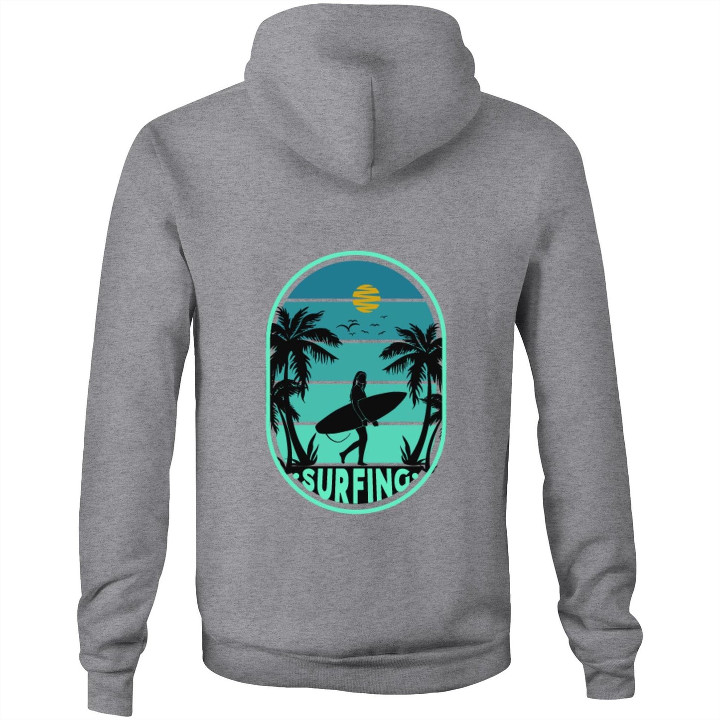 Unisex Eco-Enviro-Friendly and Ethically Sourced Aussie Hoodie Surf Day