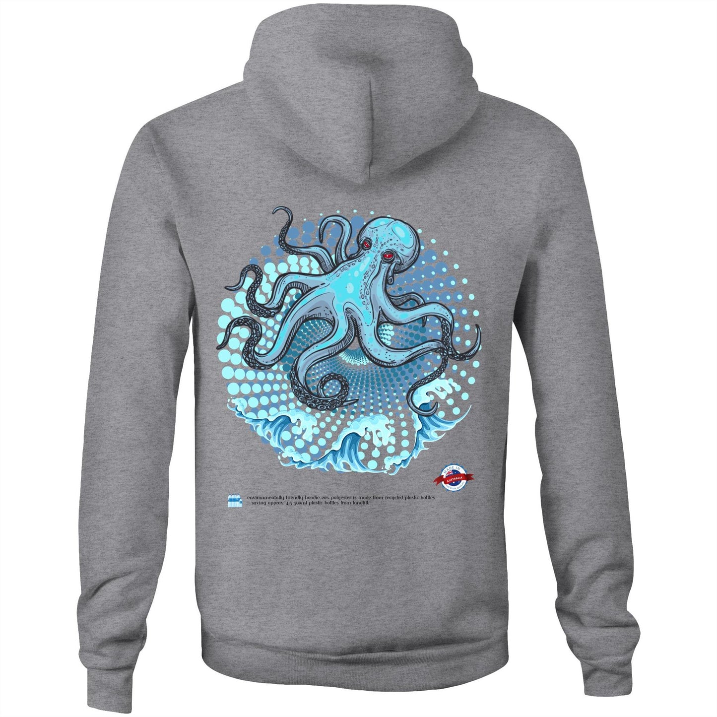 Unisex Eco-Enviro-Friendly and Ethically Sourced Aussie Hoodie OCCY Whisperer <3