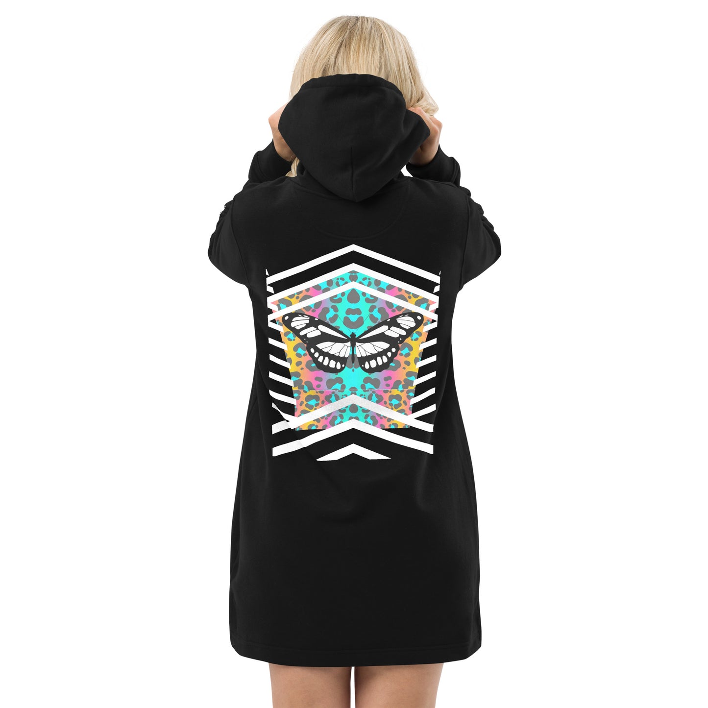 Butterfly Eco Friendly HOODIE dress 1