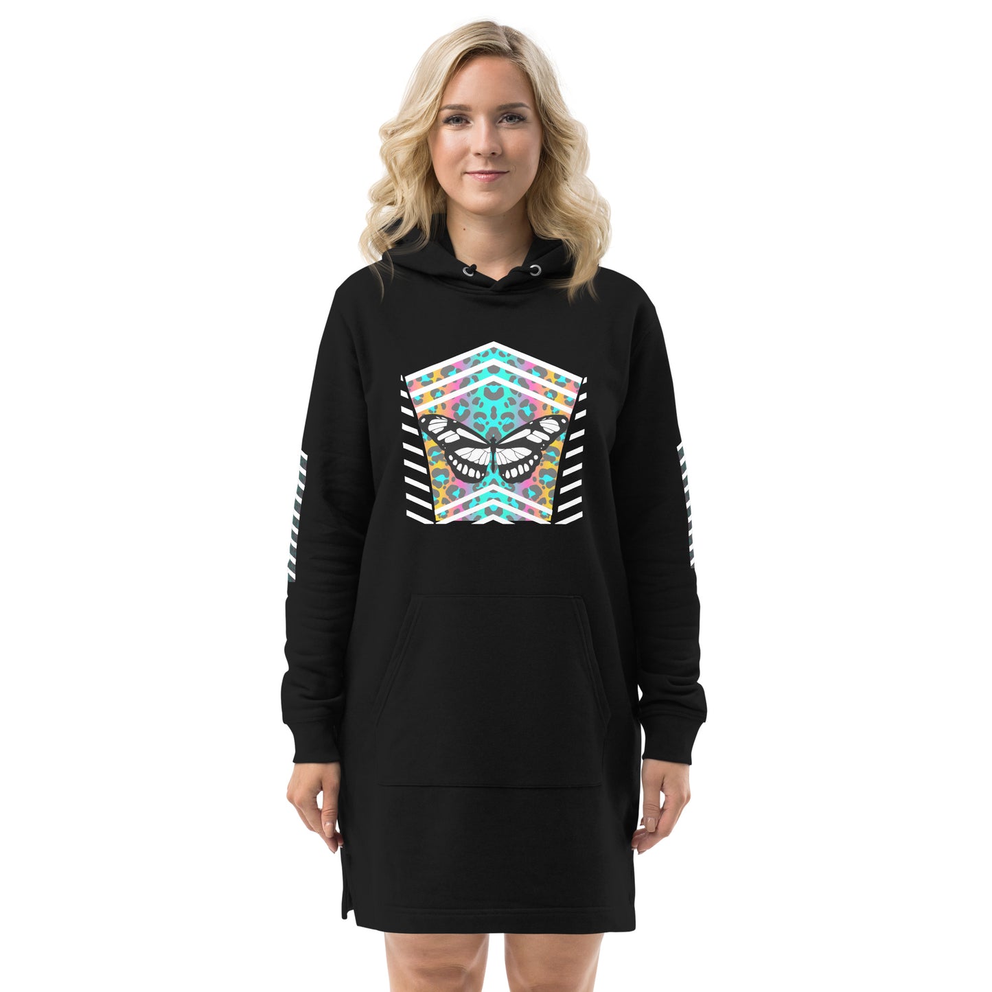 Butterfly Eco Friendly HOODIE dress 1