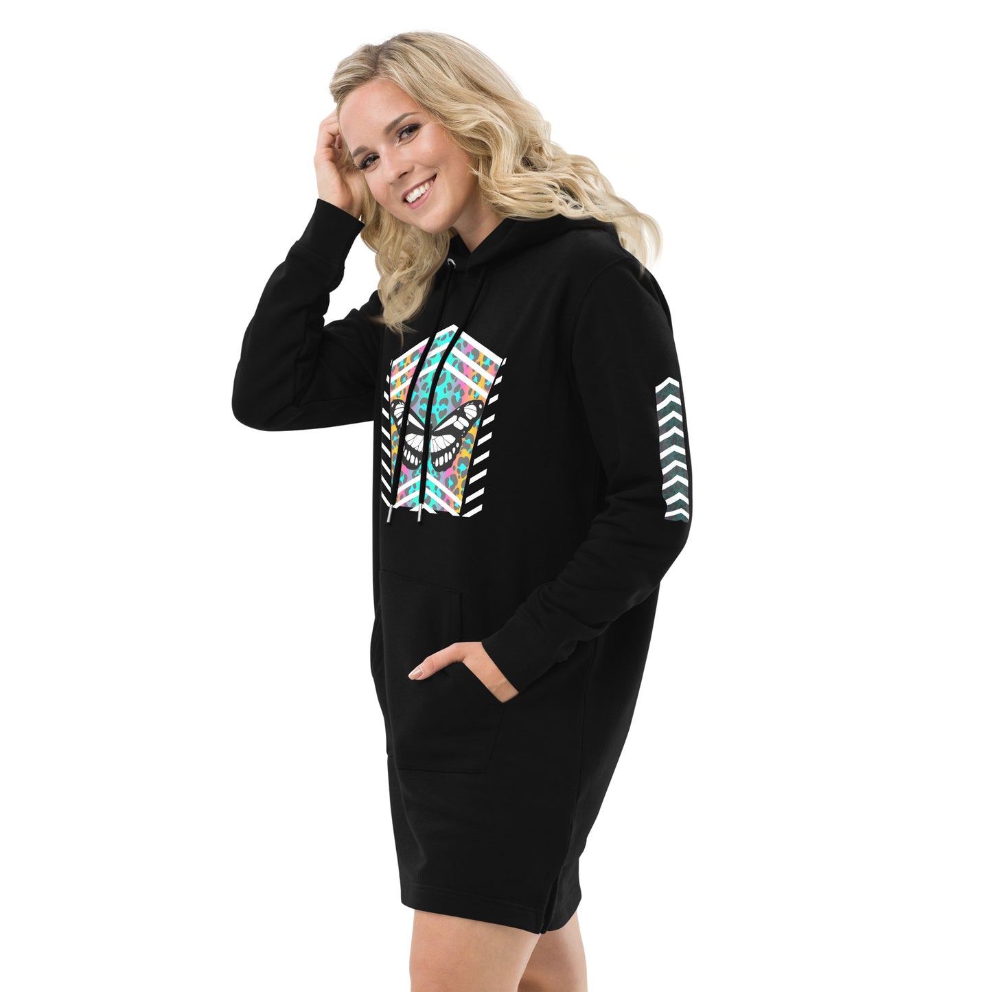 Butterfly Eco Friendly HOODIE dress 1