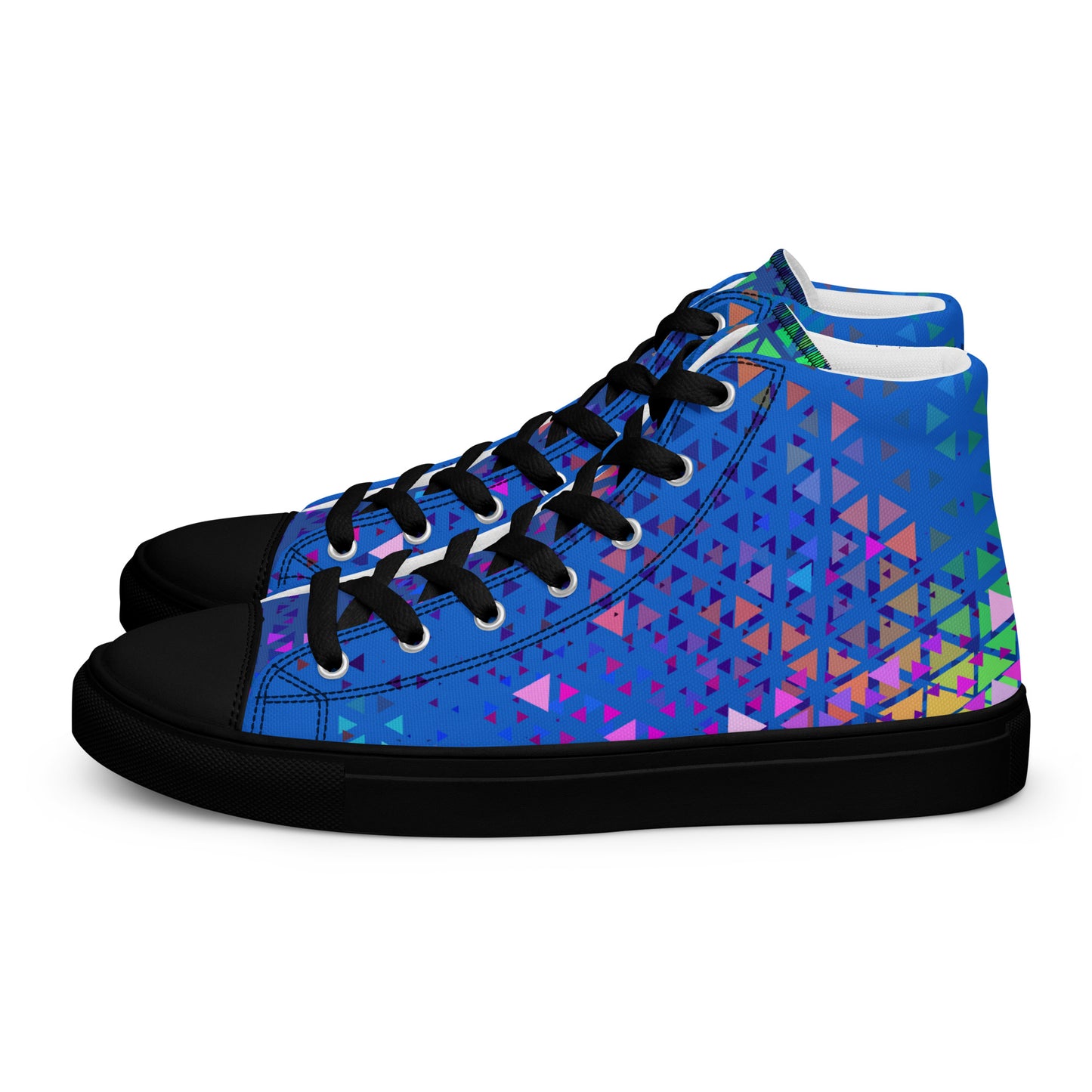 Mens High Top Canvas Shoes Cyber Tech