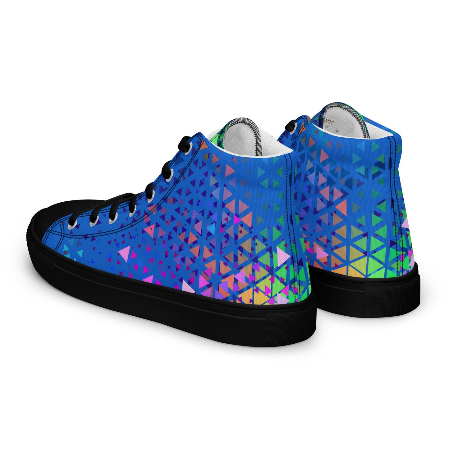 Mens High Top Canvas Shoes Cyber Tech