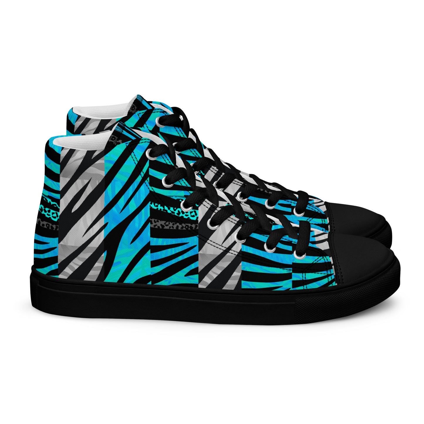 Mens High Top Canvas Shoes Salty Tiger