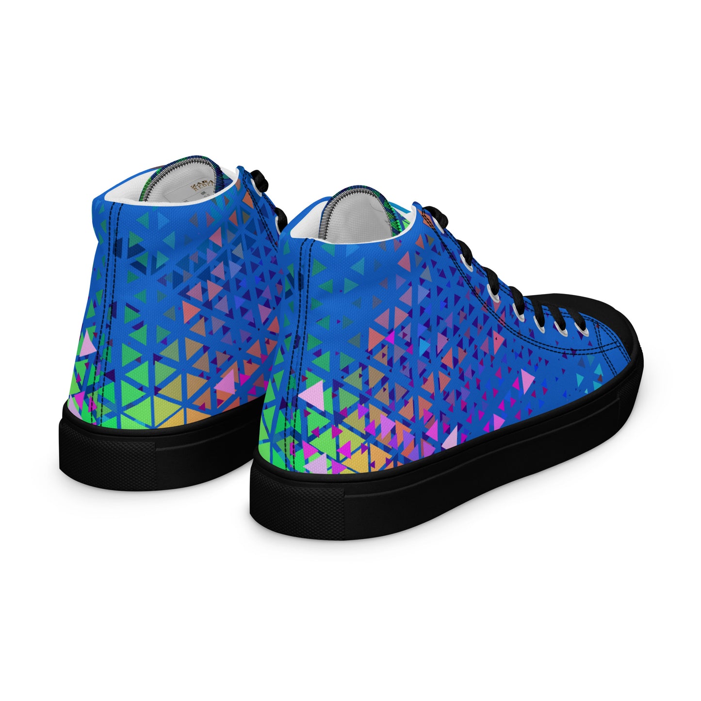 Mens High Top Canvas Shoes Cyber Tech