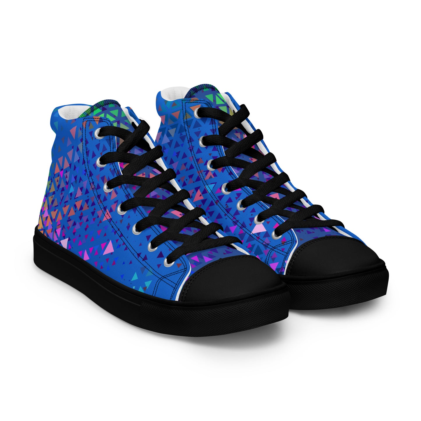 Mens High Top Canvas Shoes Cyber Tech