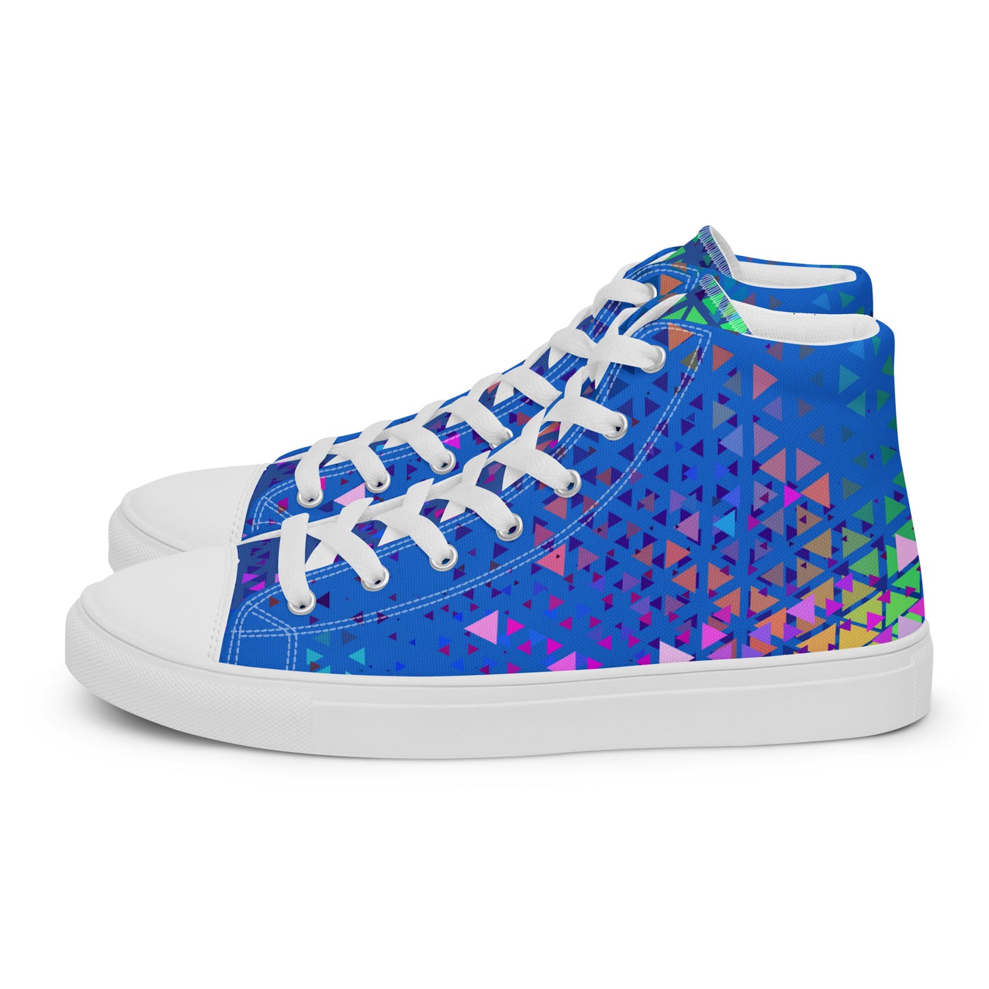 Mens High Top Canvas Shoes Cyber Tech