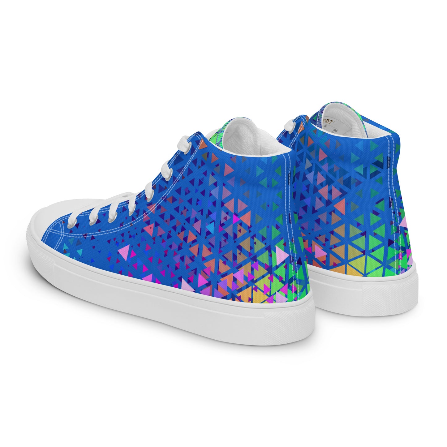 Mens High Top Canvas Shoes Cyber Tech