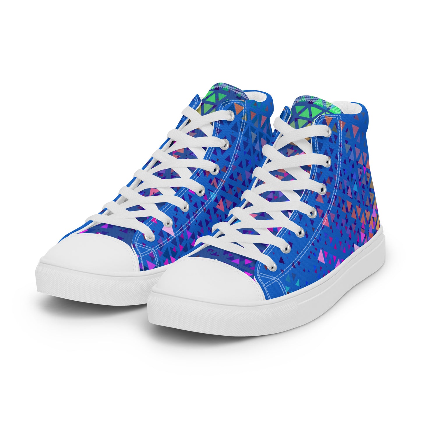 Mens High Top Canvas Shoes Cyber Tech