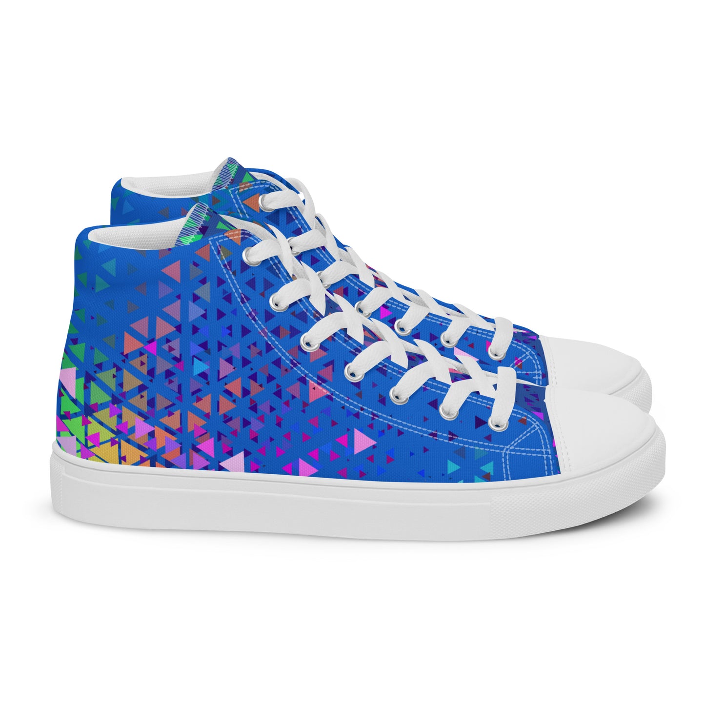 Mens High Top Canvas Shoes Cyber Tech