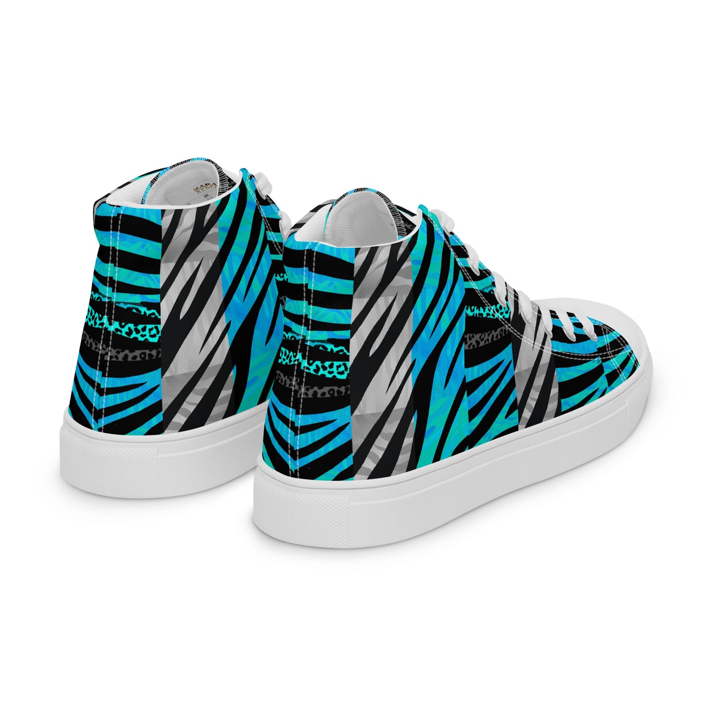 Mens High Top Canvas Shoes Salty Tiger