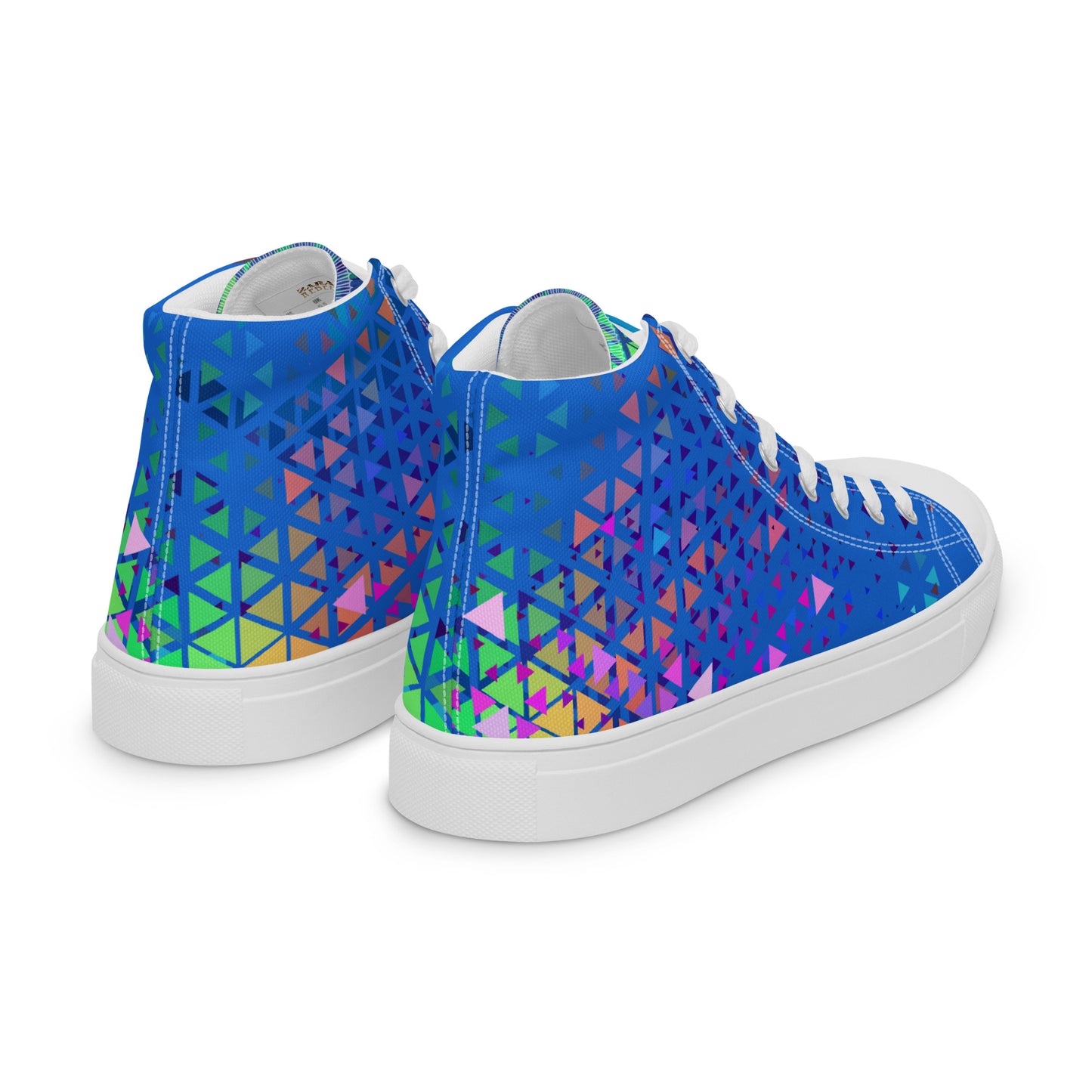 Mens High Top Canvas Shoes Cyber Tech