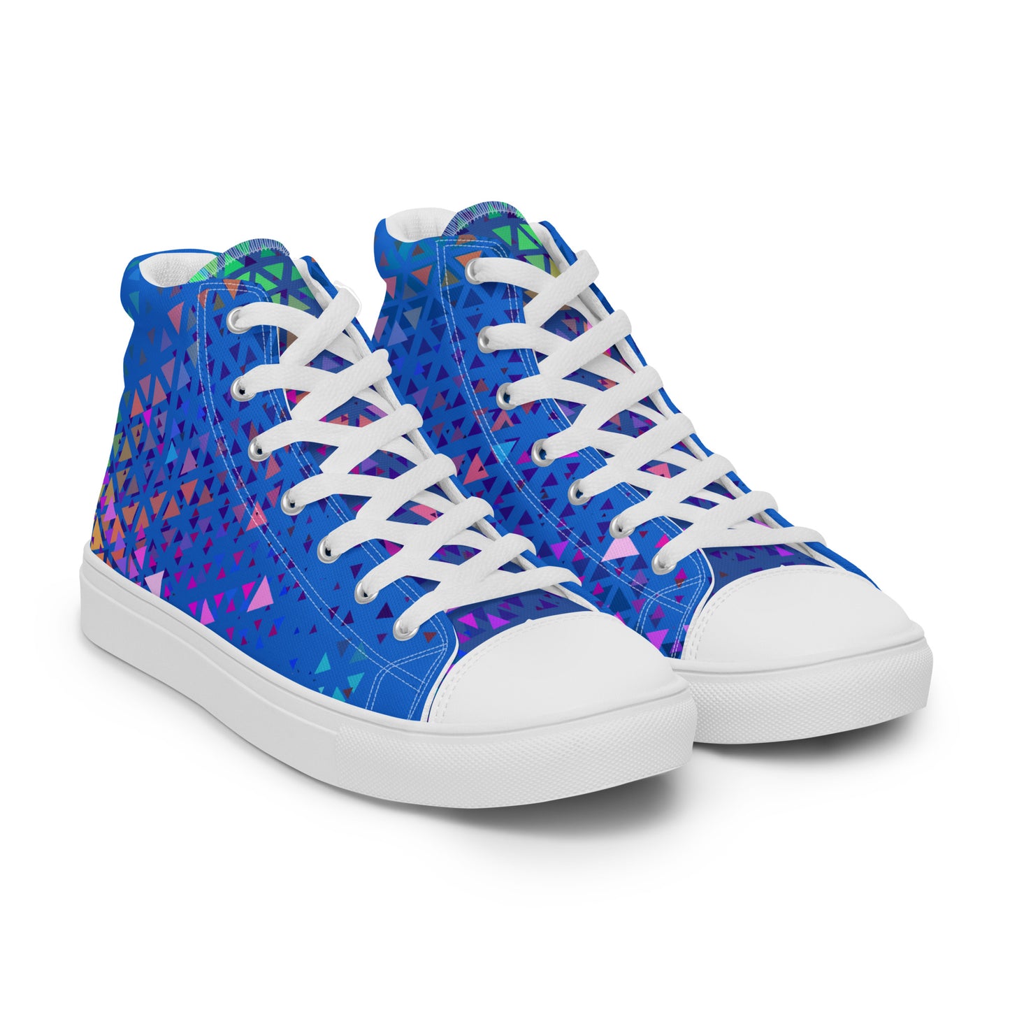 Mens High Top Canvas Shoes Cyber Tech