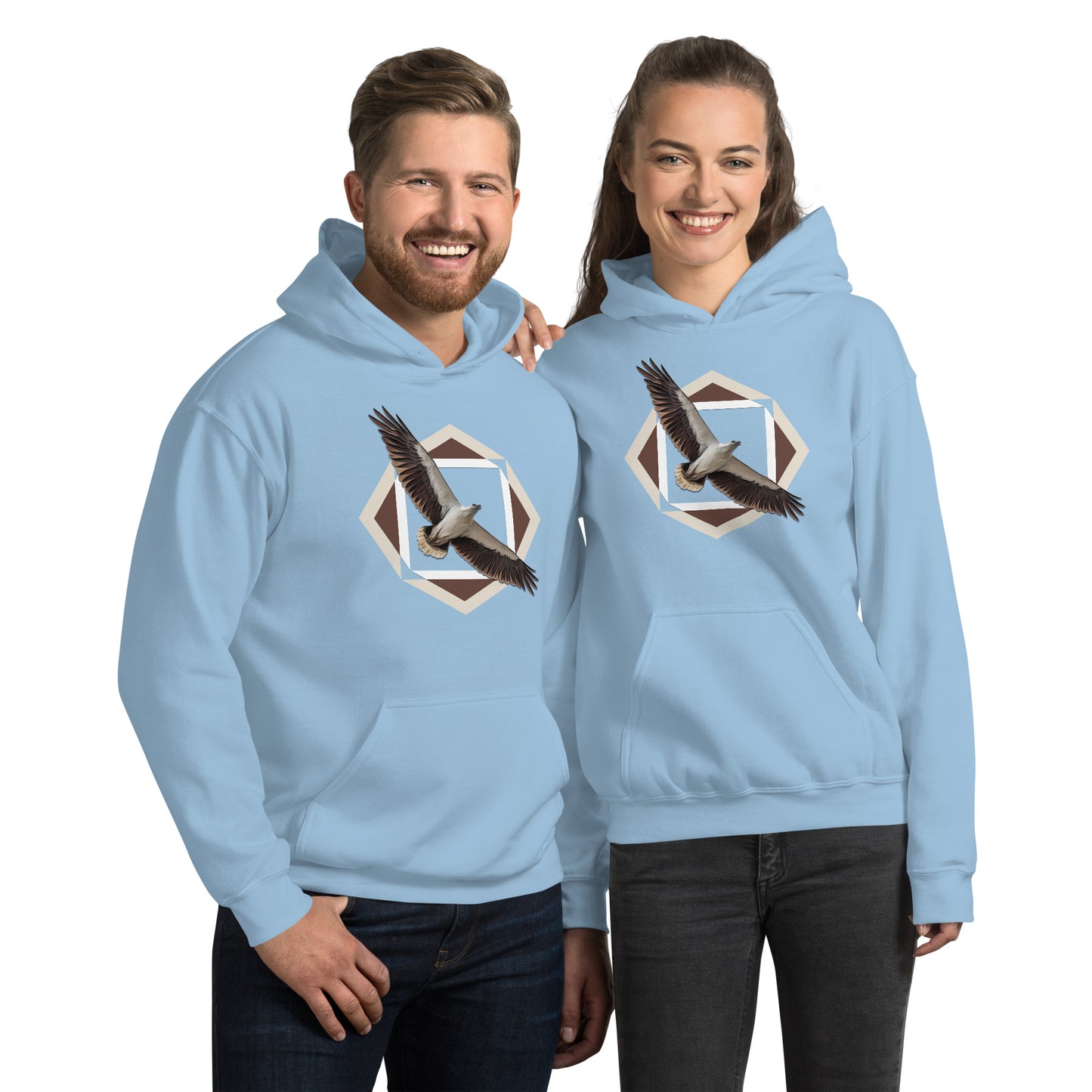 White-bellied Sea-Eagle (Haliaeetus leucogaster) .Unisex Hoodie