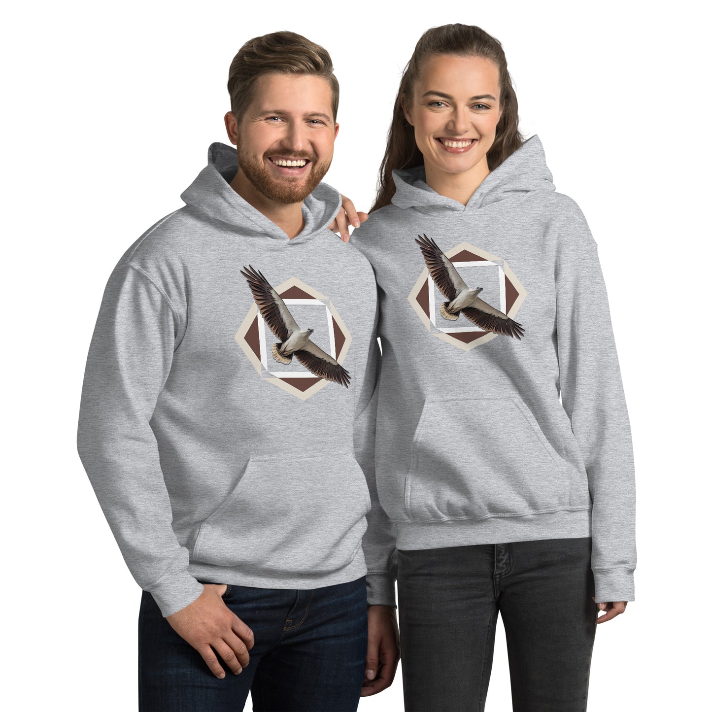 White-bellied Sea-Eagle (Haliaeetus leucogaster) .Unisex Hoodie