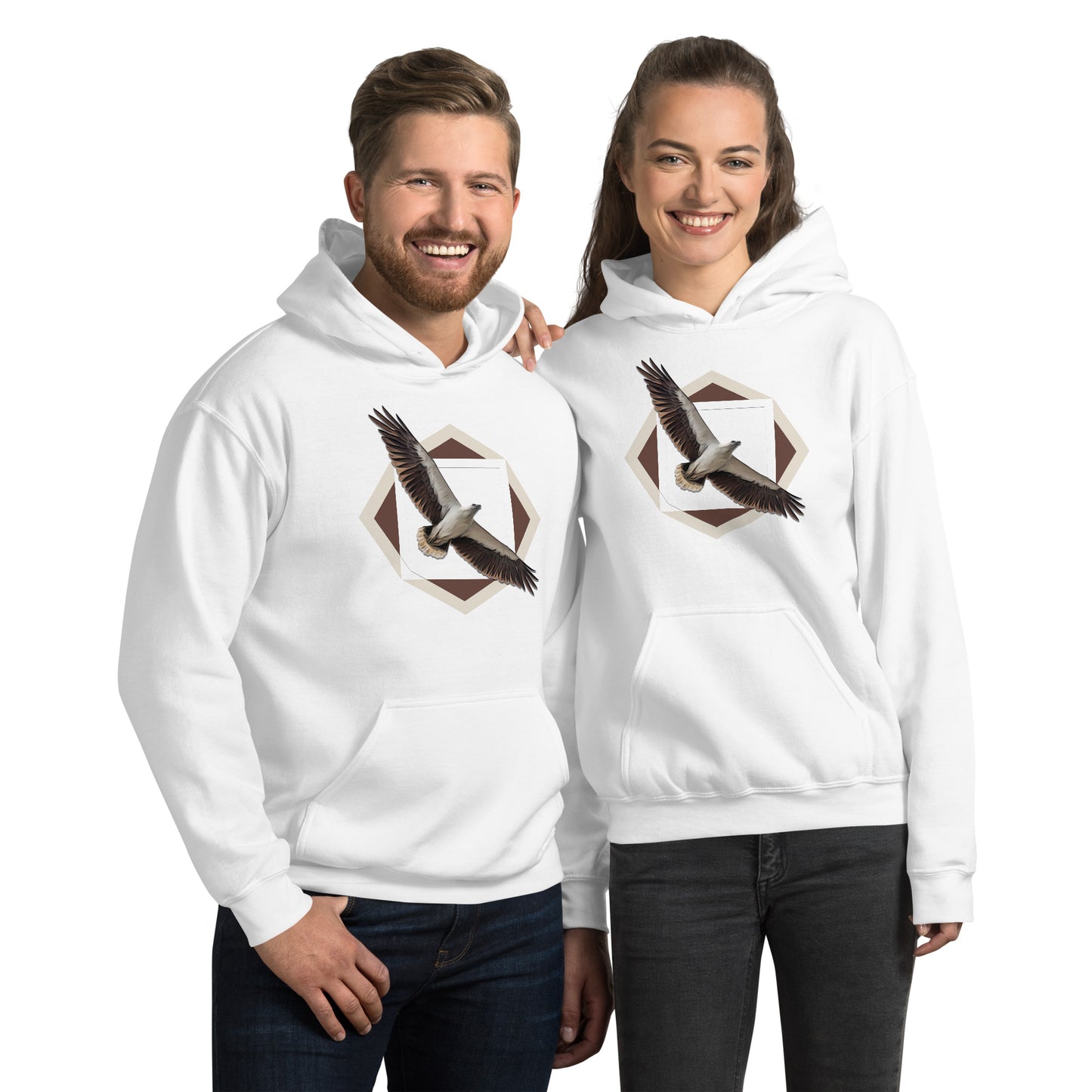 White-bellied Sea-Eagle (Haliaeetus leucogaster) .Unisex Hoodie