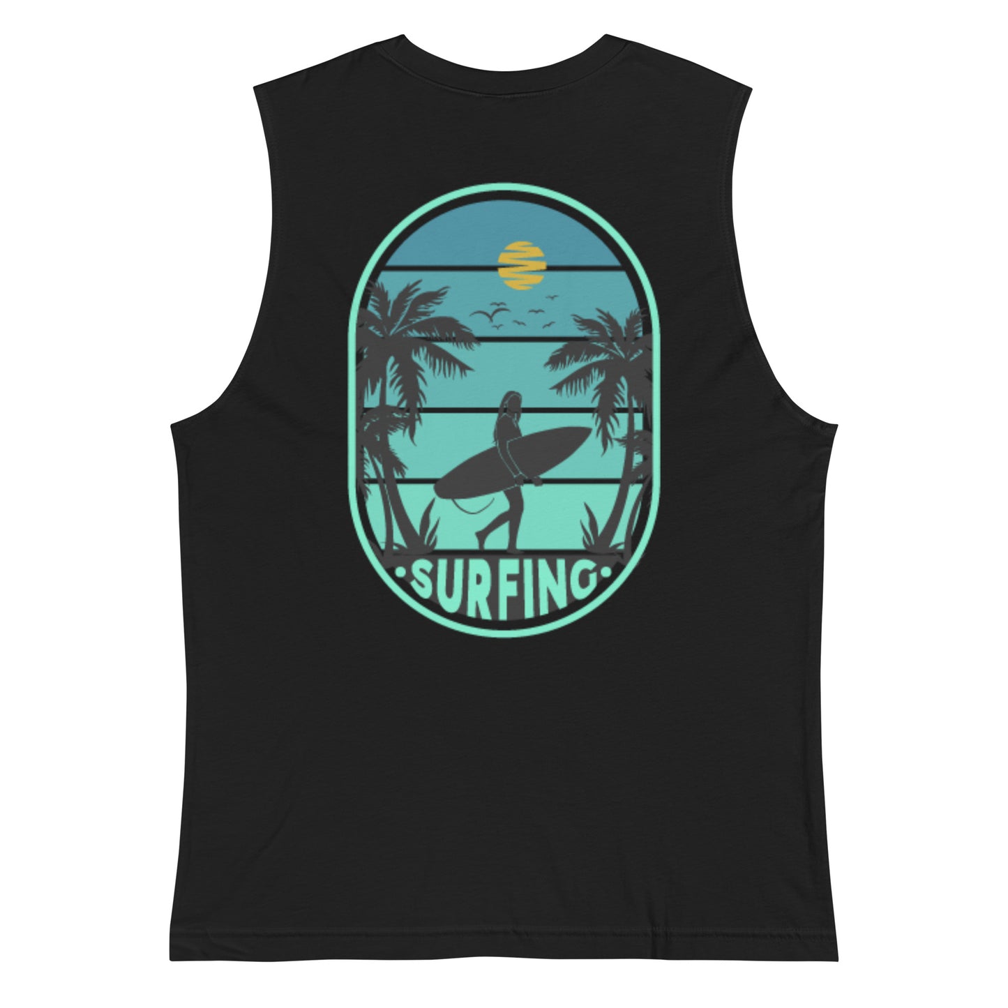 Unisex Eco-Enviro-Friendly and Ethically Sourced Muscle Top Surf Day