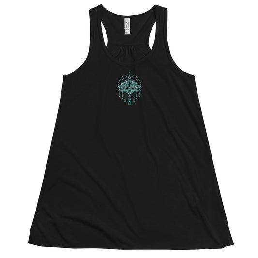 Ladies Eco-Enviro-Friendly & Ethically Sourced Flowy Racerback Tank Ebony S