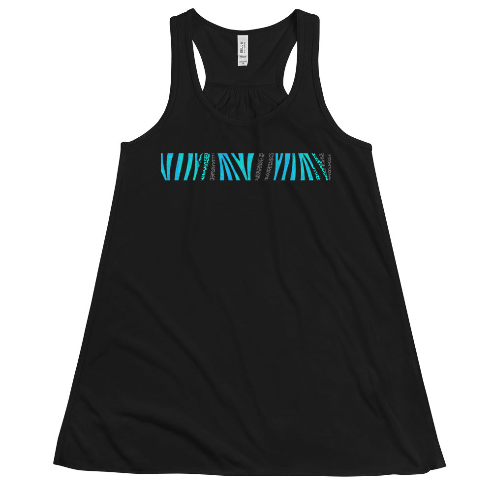 Ladies Eco-Enviro-Friendly & Ethically Sourced Flowy Racerback Tank Salty Tiger