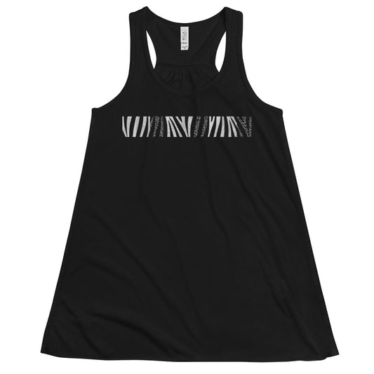 Ladies Eco-Enviro-Friendly & Ethically Sourced Flowy Racerback Tank Ice Tiger