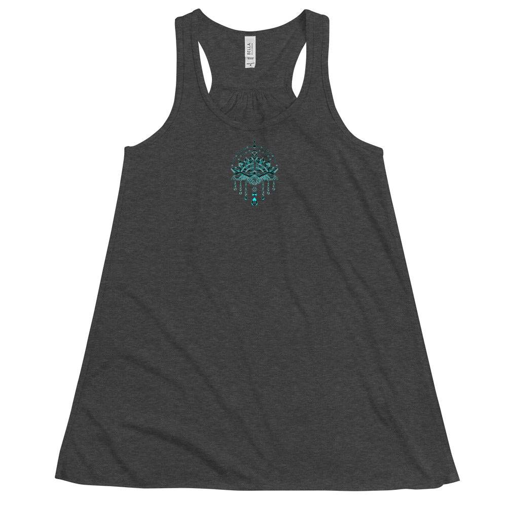 Ladies Eco-Enviro-Friendly & Ethically Sourced Flowy Racerback Tank Ebony S