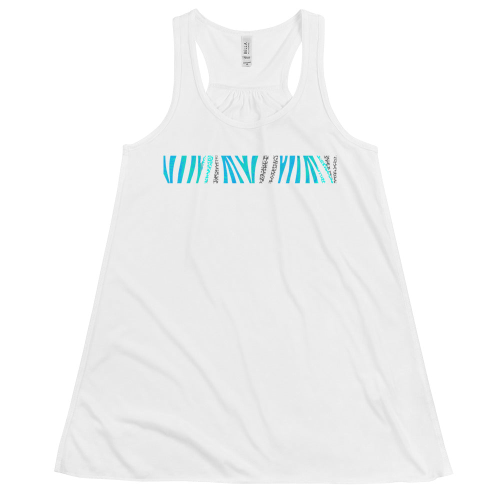 Ladies Eco-Enviro-Friendly & Ethically Sourced Flowy Racerback Tank Salty Tiger