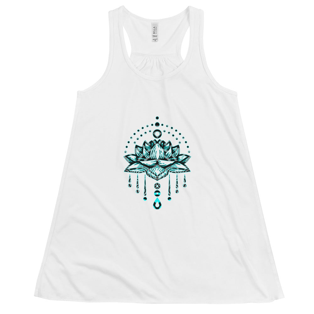 Ladies Eco-Enviro-Friendly & Ethically Sourced Flowy Racerback Tank Mermaid Ebony