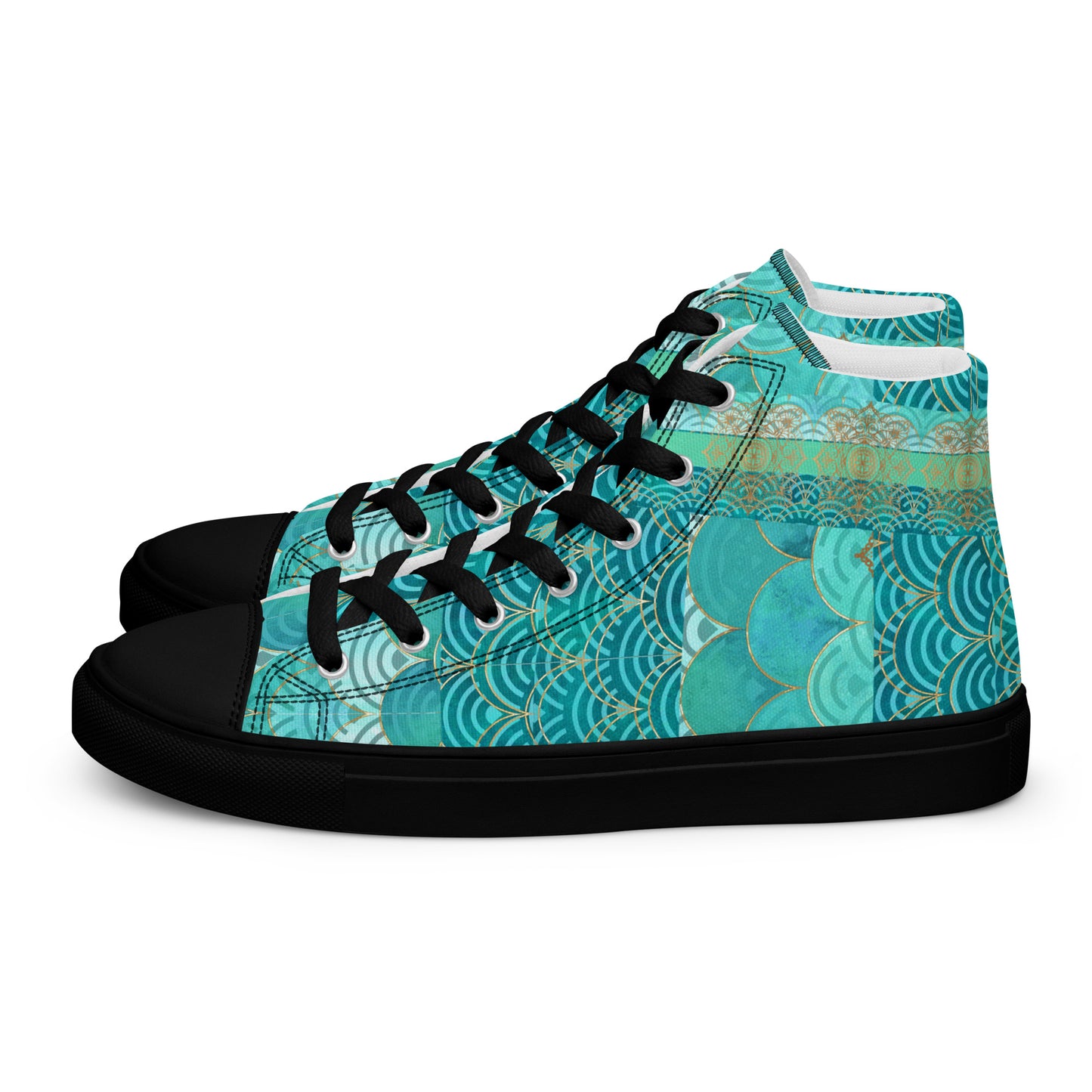 Ladies High Top Canvas Shoes Mermaid Asia