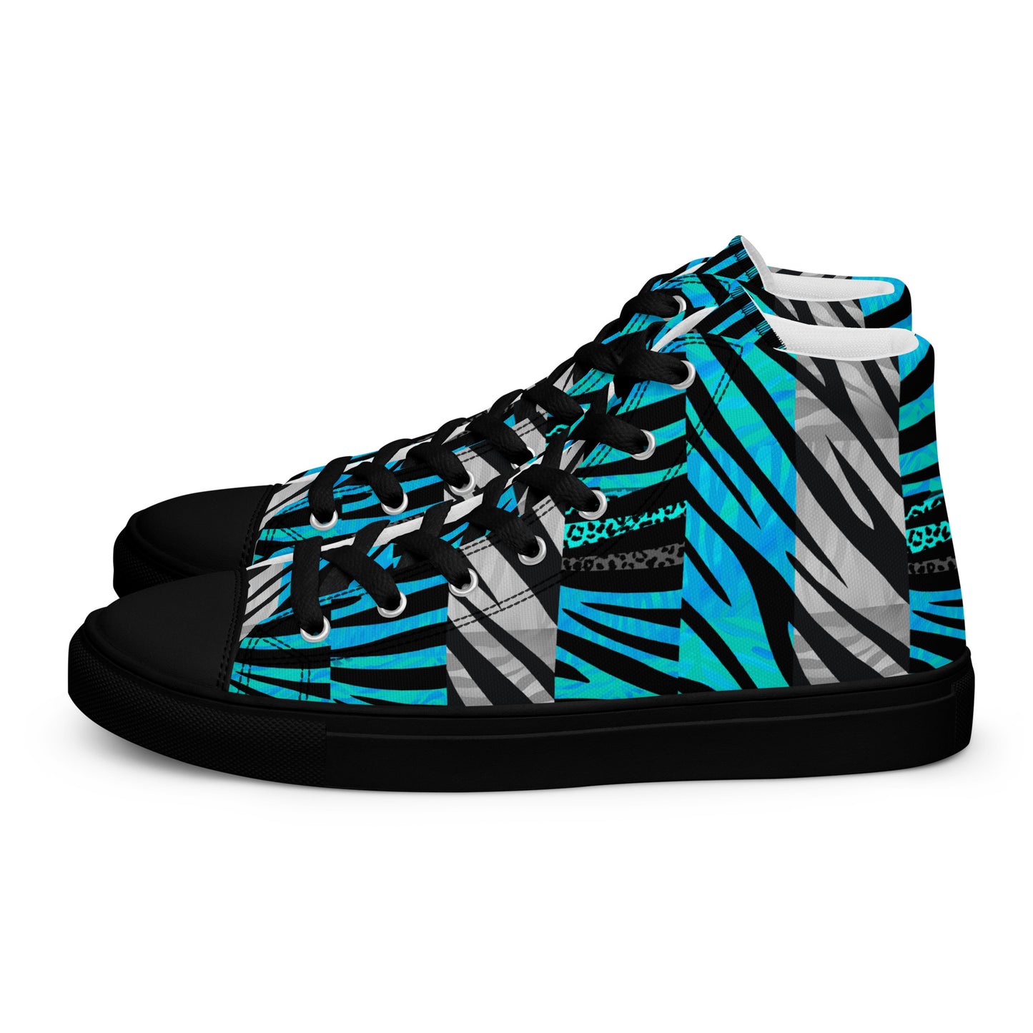 Ladies High Top Canvas Shoes Salty Tiger