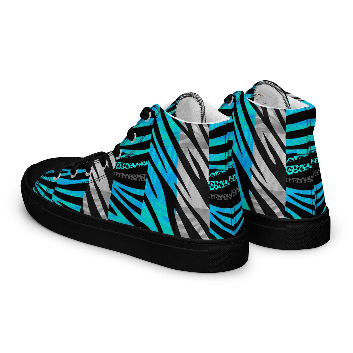 Ladies High Top Canvas Shoes Salty Tiger