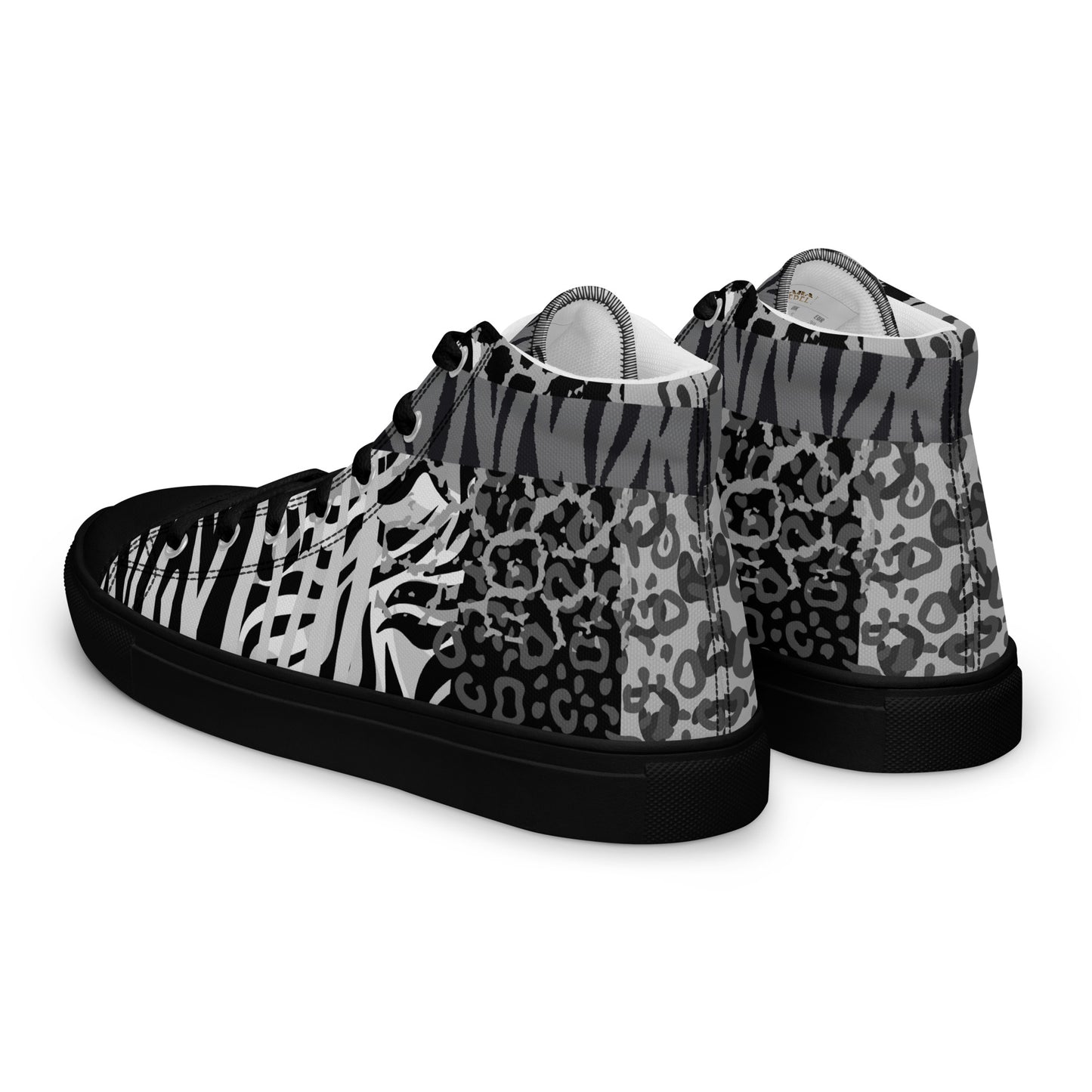 Ladies High Top Canvas Shoes Ice Tiger